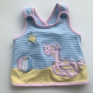 Le Top Cross Open Back Tank Top